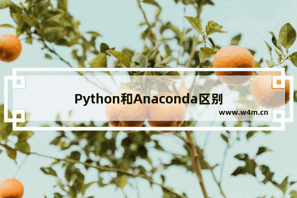 Python和Anaconda区别