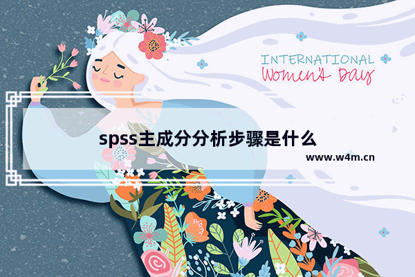 spss主成分分析步骤是什么