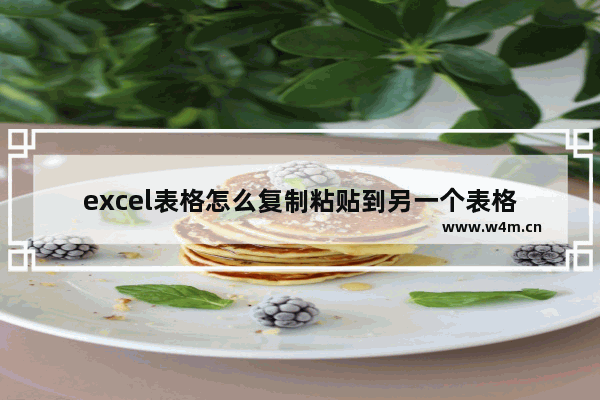 excel表格怎么复制粘贴到另一个表格