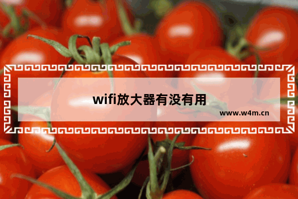 wifi放大器有没有用