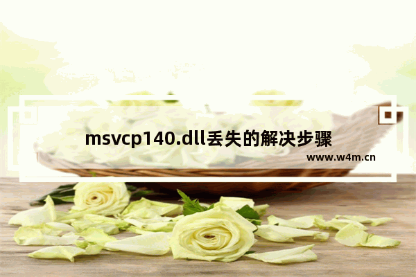 msvcp140.dll丢失的解决步骤