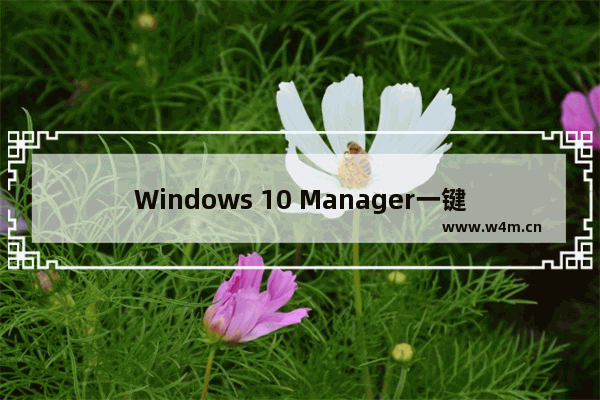 Windows 10 Manager一键清理系统的操作步骤