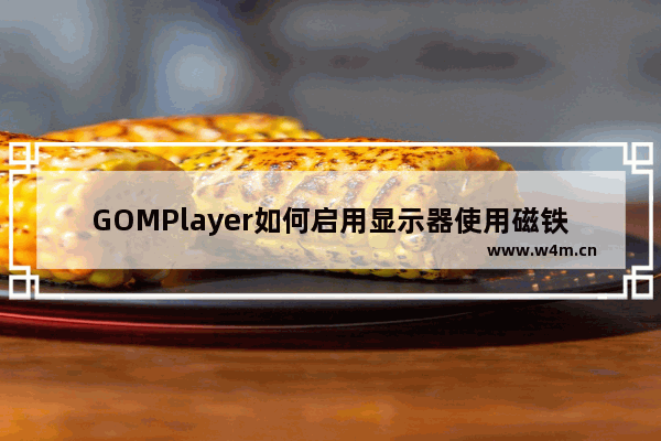 GOMPlayer如何启用显示器使用磁铁功能