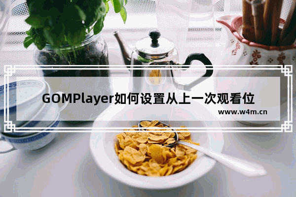 GOMPlayer如何设置从上一次观看位置继续播放DVD