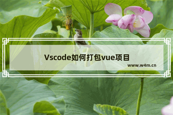 Vscode如何打包vue项目