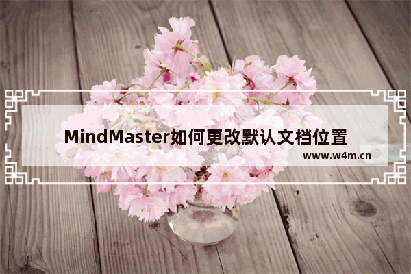 MindMaster如何更改默认文档位置