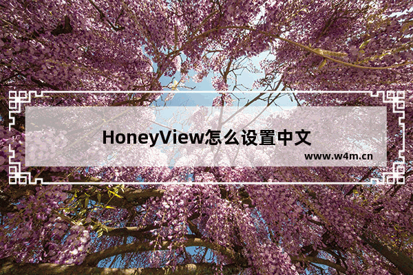 HoneyView怎么设置中文