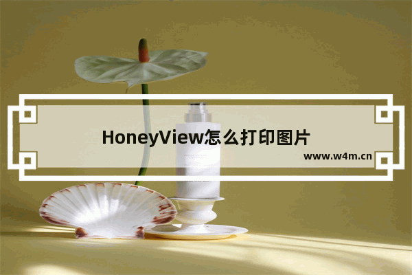 HoneyView怎么打印图片