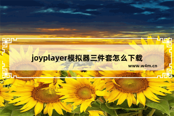 joyplayer模拟器三件套怎么下载