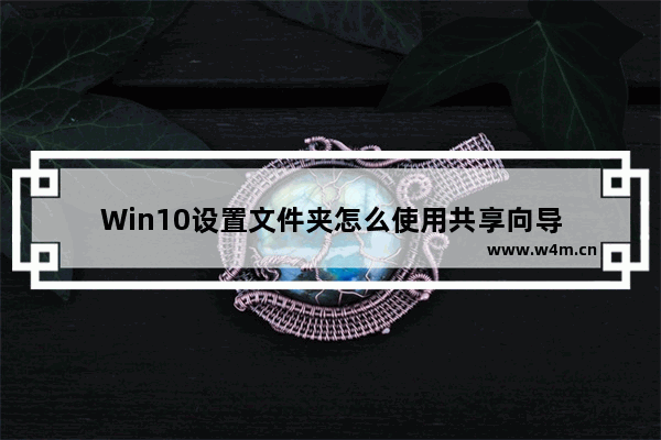 Win10设置文件夹怎么使用共享向导