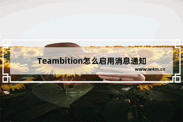 Teambition怎么启用消息通知