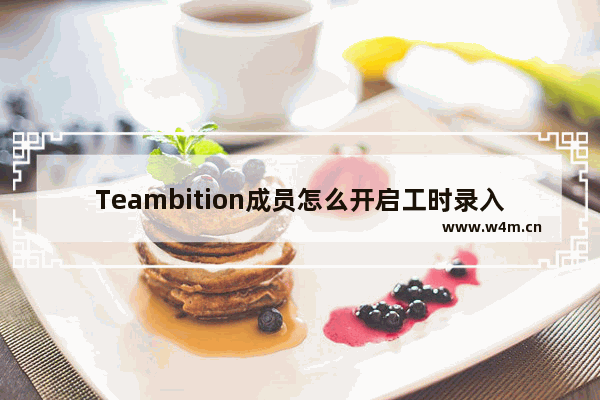 Teambition成员怎么开启工时录入