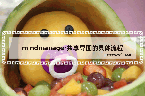 mindmanager共享导图的具体流程介绍