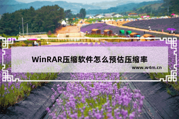 WinRAR压缩软件怎么预估压缩率