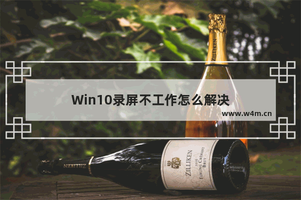 Win10录屏不工作怎么解决