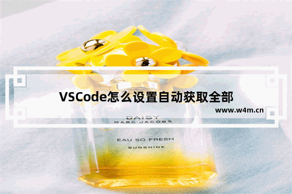 VSCode怎么设置自动获取全部