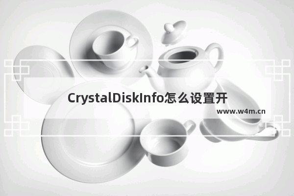 CrystalDiskInfo怎么设置开机自动运行延迟时间