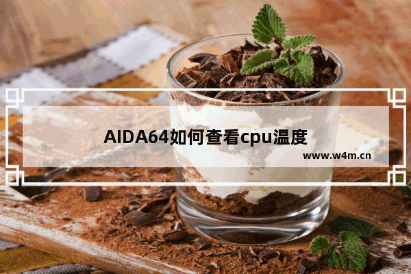 AIDA64如何查看cpu温度