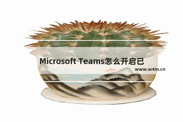 Microsoft Teams怎么开启已读回执