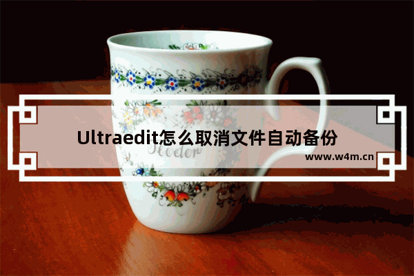 Ultraedit怎么取消文件自动备份