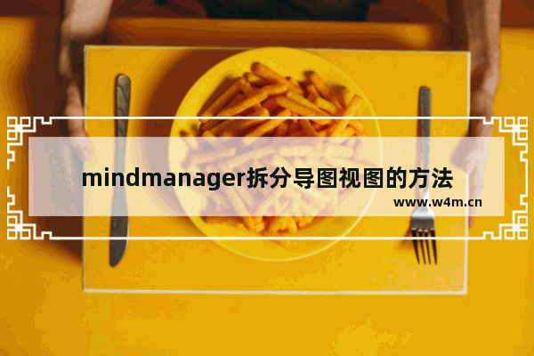 mindmanager拆分导图视图的方法步骤