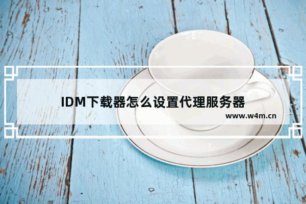 IDM下载器怎么设置代理服务器