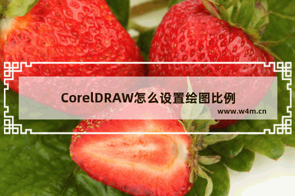 CorelDRAW怎么设置绘图比例