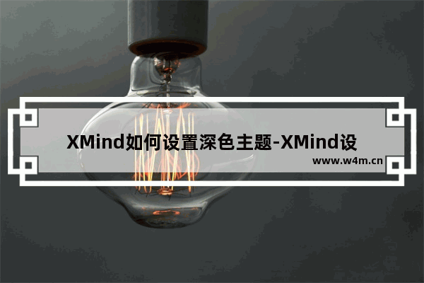 XMind如何设置深色主题-XMind设置深色主题的方法