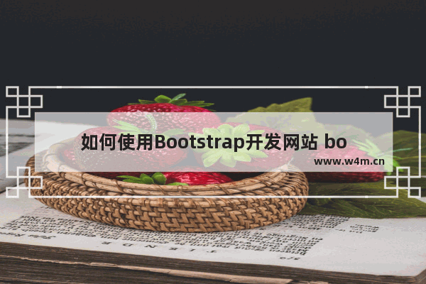 如何使用Bootstrap开发网站 bootstrap做网站