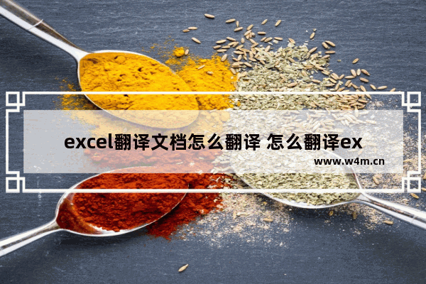 excel翻译文档怎么翻译 怎么翻译excel文档