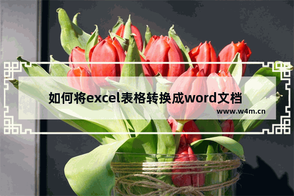 如何将excel表格转换成word文档 方法简单一看就会