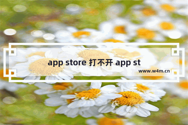 app store 打不开 app store为什么打不开了