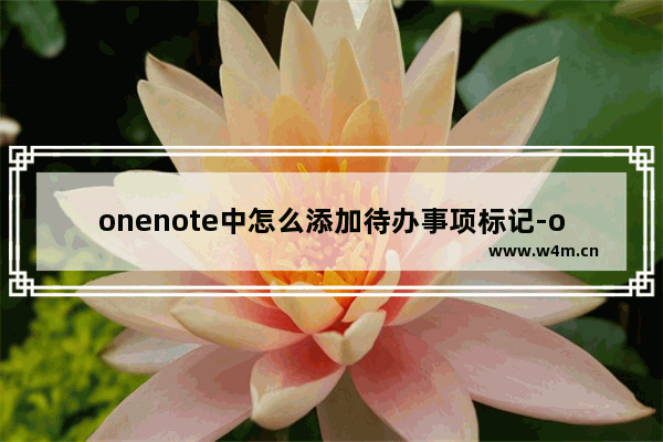 onenote中怎么添加待办事项标记-onenote添加待办事项标记的方法