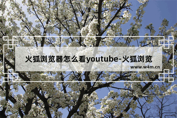 火狐浏览器怎么看youtube-火狐浏览器访问YouTube网页的方法