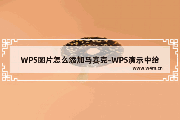 WPS图片怎么添加马赛克-WPS演示中给图片打马赛克的方法