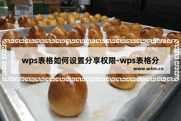 wps表格如何设置分享权限-wps表格分享给好友的方法