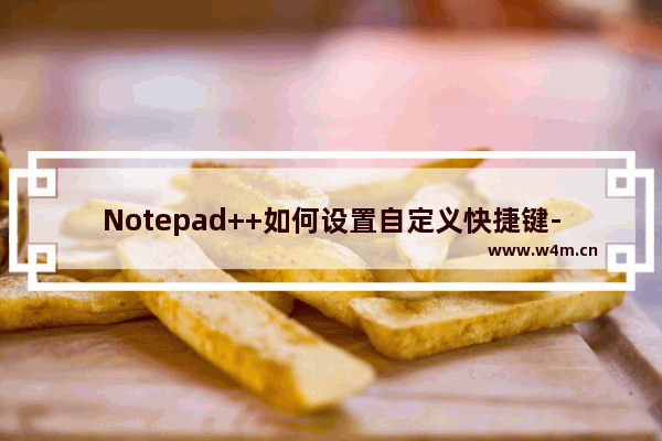 Notepad++如何设置自定义快捷键-notepad++修改快捷键的方法