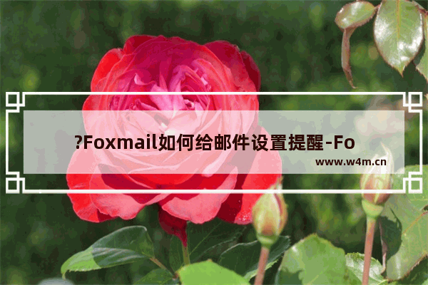 ?Foxmail如何给邮件设置提醒-Foxmail邮箱为待处理邮件设置提醒的方法教程