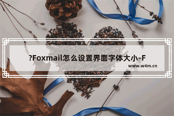 ?Foxmail怎么设置界面字体大小-Foxmail邮箱中调整界面字体大小的方法教程