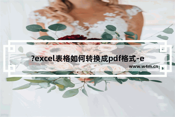 ?excel表格如何转换成pdf格式-excel表格导出为pdf格式的方法