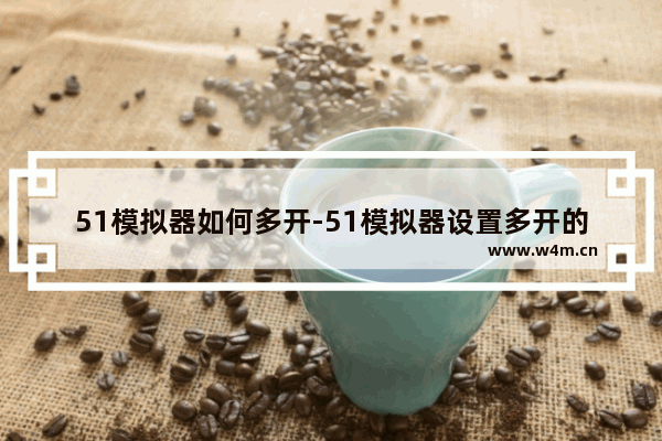 51模拟器如何多开-51模拟器设置多开的方法