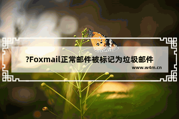 ?Foxmail正常邮件被标记为垃圾邮件怎么办-Foxmail邮箱解决正常邮件被判为垃圾邮件的方法教程