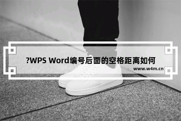 ?WPS Word编号后面的空格距离如何设置-WPS文档调整编号后距离的方法教程