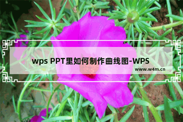 wps PPT里如何制作曲线图-WPS PPT制作折线图的方法