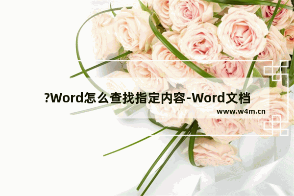 ?Word怎么查找指定内容-Word文档中使用高级查找功能的方法教程