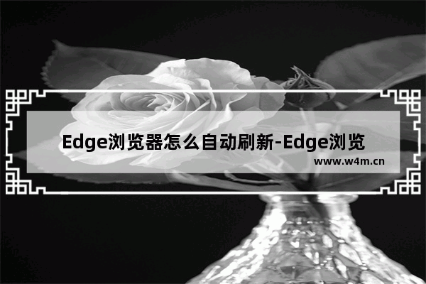 Edge浏览器怎么自动刷新-Edge浏览器自动刷新的方法