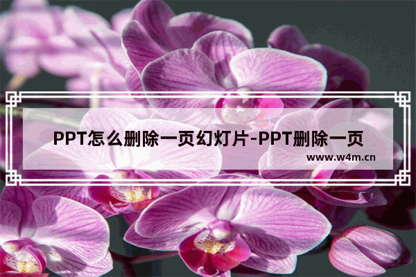 PPT怎么删除一页幻灯片-PPT删除一页幻灯片的方法