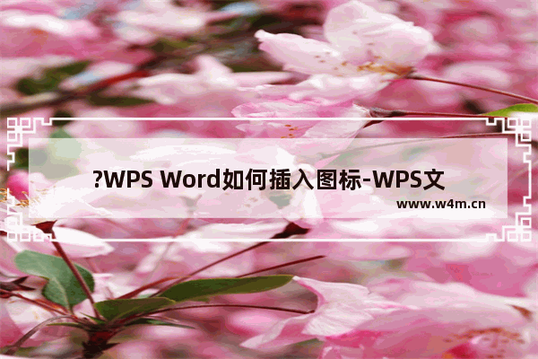 ?WPS Word如何插入图标-WPS文档中插入图标的方法教程