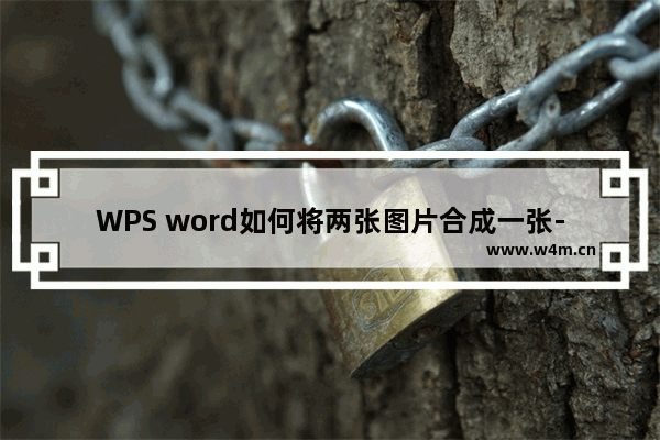 WPS word如何将两张图片合成一张-WPS word将两张图片拼接成一张的方法