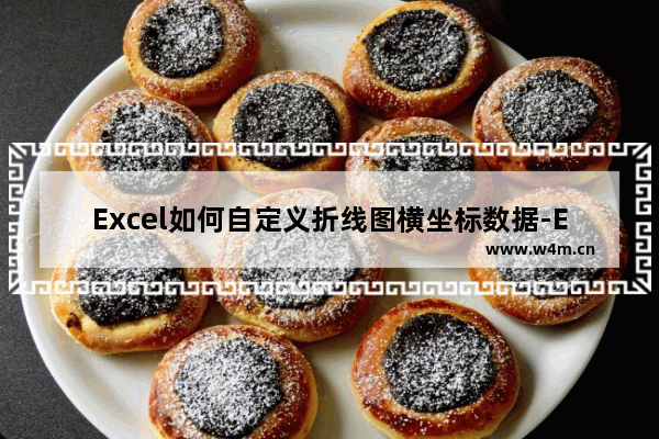 Excel如何自定义折线图横坐标数据-Excel自定义折线图横坐标数据的方法